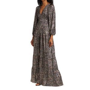 BA&SH
Glady Paisley Open Back Maxi Dress